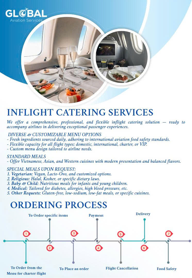 infight catering services process
